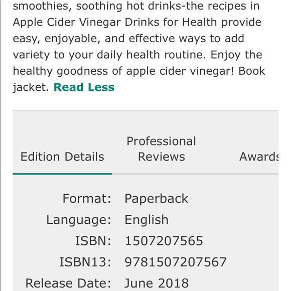 Apple Cider Vinegar Drinks for Health: 100 Teas, Seltzers, Smoothies, and Drinks - Picture 5 of 16